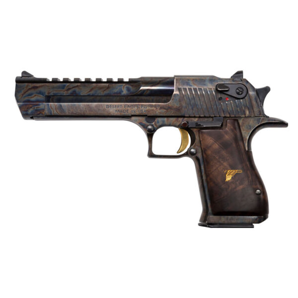 Magnum Research Case Hardened Desert Eagle Mark XIX Handgun .357 Magnum 9rd Magazine 6" Barrel Walnut Grips - Precision Shot Firearms