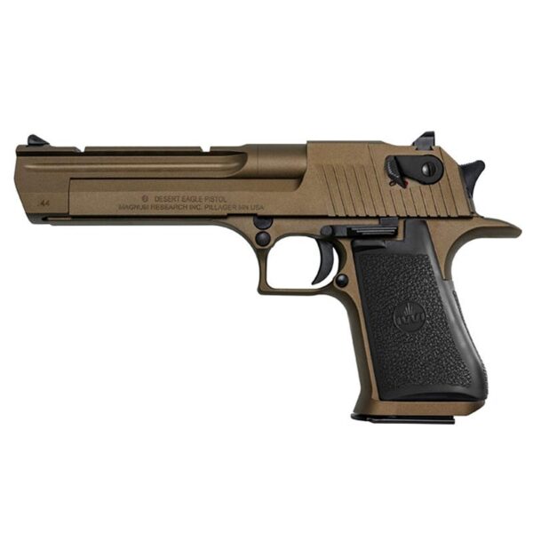 Magnum Research Desert Eagle Mark XIX Handgun .44 Magnum Mark XIX 8rd Magazine 6" Barrel Bronze Cerakote CA Compliant - Precision Shot Firearms