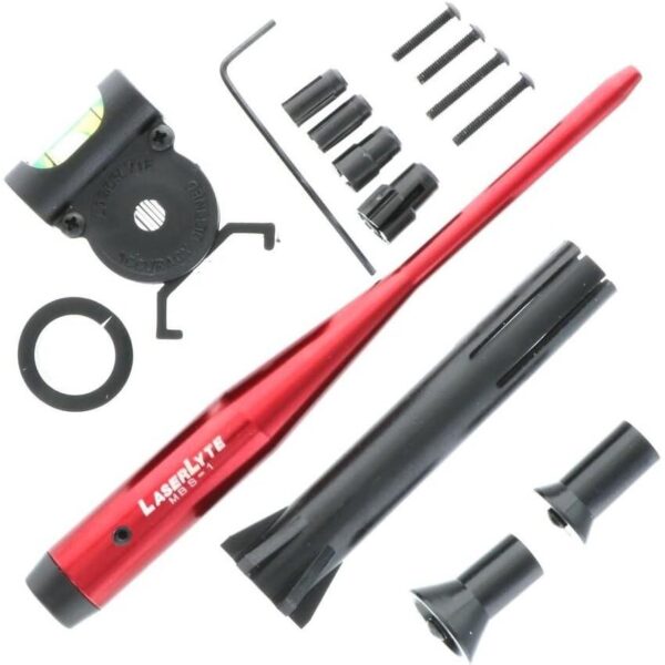 LaserLyte Universal Deluxe Laser Bore Sight for .22-.50 Caliber Rifles and Handguns Red - Precision Shot Firearms