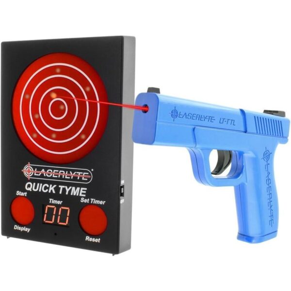 LaserLyte Quick Tyme Laser Trainer Target with Point of Impact Display and Training Handgun - Precision Shot Firearms