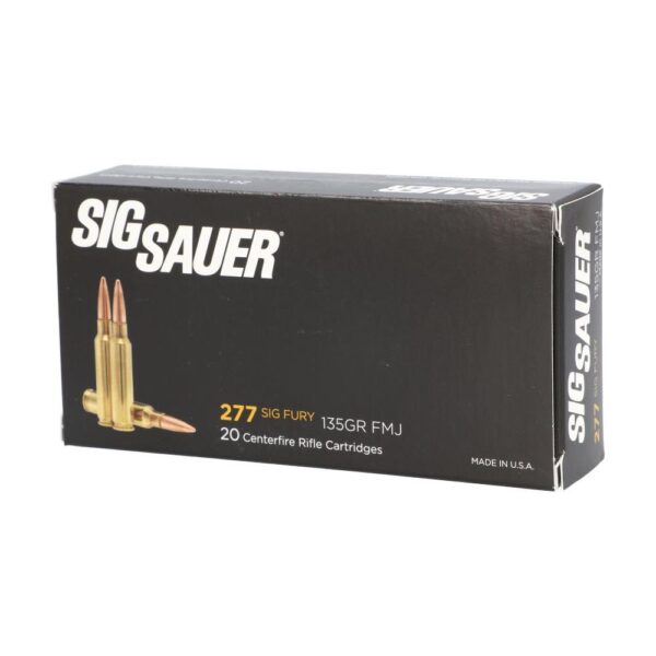 Sig Sauer Elite Ball Rifle Ammunition .277 Fury 135gr FMJ 2750 fps 20/ct - Precision Shot Firearms