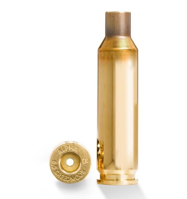 Alpha Munitions Ultra Premium Unprimed Brass Cartridge Cases 6.5 Creedmoor - Large Rifle Primer 100/Box - Precision Shot Firearms