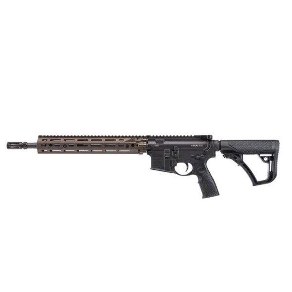 Daniel Defense DD4 M4A1 RIII Rifle 5.56mm 10rd Magazine 14.5" Pinned and Welded Barrel Black w/12.5" FDE MLOK Handguard CA Compliant - Precision Shot Firearms