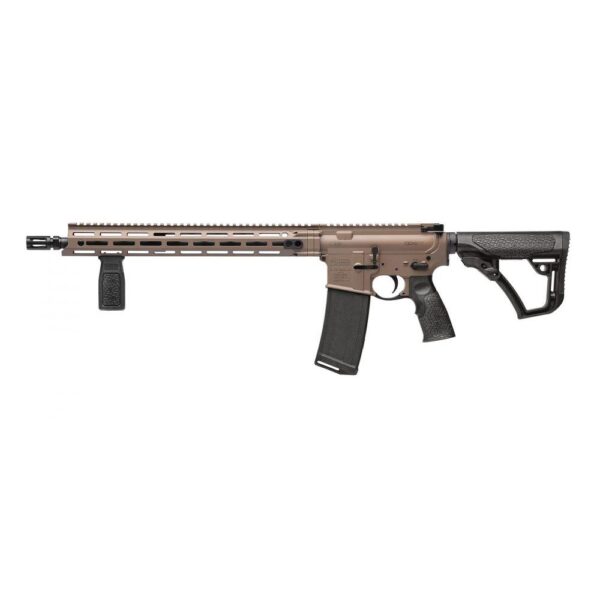 Daniel Defense DDM4 V7 Rifle 5.56mm 32rd Magazine 16" Barrel FDE Cerakote 6 Position Stock - Precision Shot Firearms