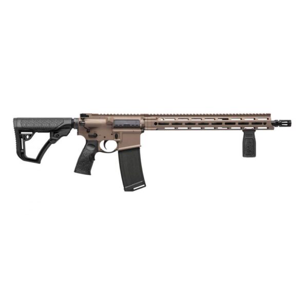Daniel Defense DDM4 V7 Rifle 5.56mm 32rd Magazine 16" Barrel FDE Cerakote 6 Position Stock - Precision Shot Firearms