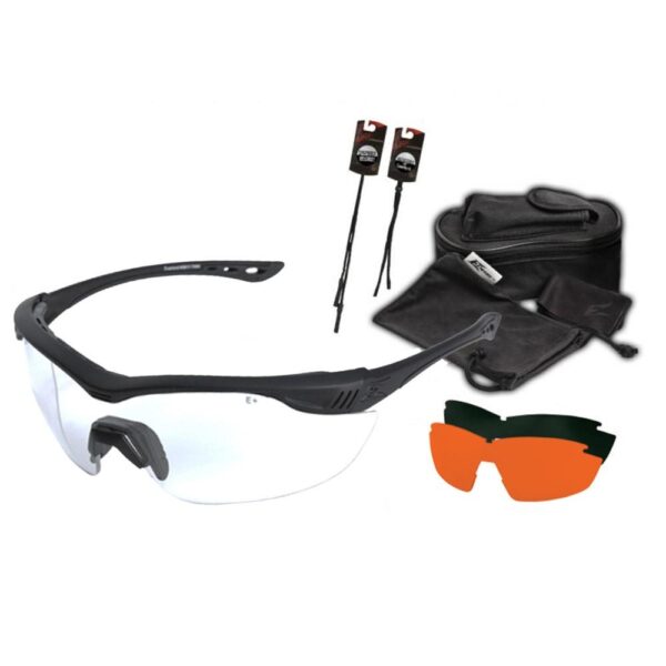 Edge Overlord 3 Lens Safety Glasses Kit with 3 Vapor Shield Lenses - Precision Shot Firearms