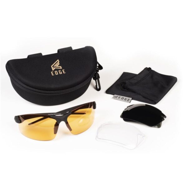 Edge Sharp Edge Safety Glasses 3 Lens Kit Anti-Fog Anti-Scratch - Precision Shot Firearms