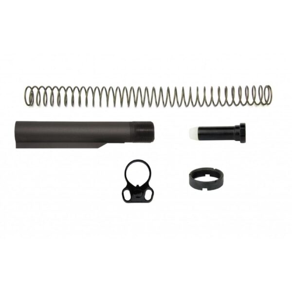 TacFire AR-10 Carbine Buffer Tube Kit with Ambi Dual Loop Sling Adapter - Precision Shot Firearms