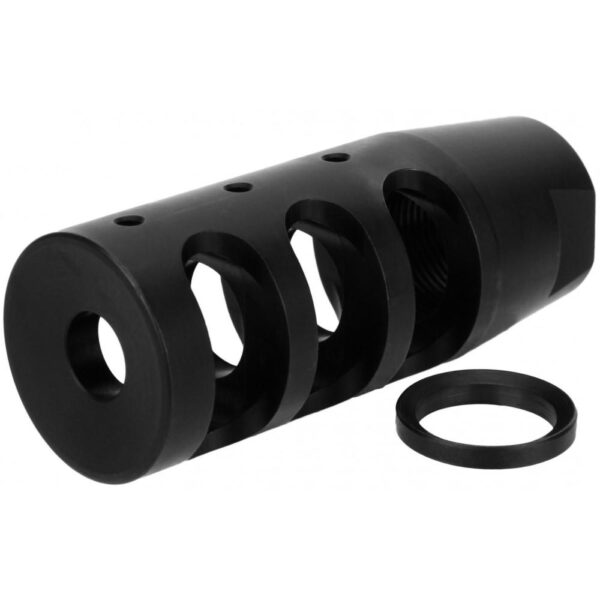 TacFire 5/8x24 Nitrided Compact Compensator .308 cal Steel Black - Precision Shot Firearms
