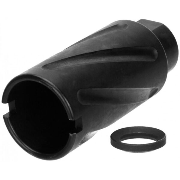 Tacfire Spiral Fluted Muzzle Brake .223/5.56 1/2''x28'' Thread w/Crush - Precision Shot Firearms