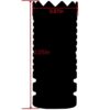Tacfire Crown Style Muzzle Brake .308 5/8x24 Black - Precision Shot Firearms