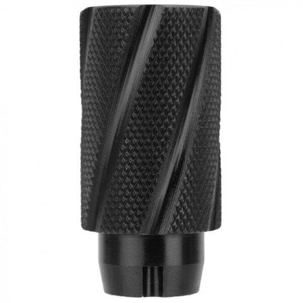 Tacfire Knurled Linear Compensator Flash & Concussion Forwarder 7.62x39 14x1 LH Black - Precision Shot Firearms