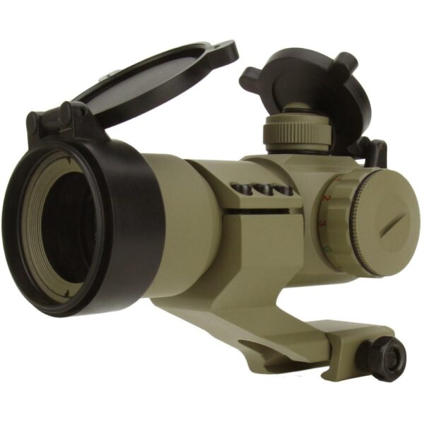 Tacfire Red/Green Dot Sight 1x30 Dual Illum. Tan with Cantilever Mount - Precision Shot Firearms