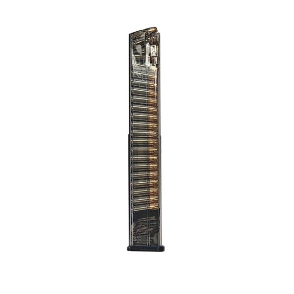 Elite Tactical Systems (ETS) Glock 18 40/rd 9mm Magazine - For Glock 17 18 19 19x 26 34 45 - Precision Shot Firearms