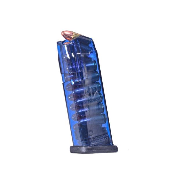 Elite Tactical Systems (ETS) Magazine BLUE - Glock 19 Gen 1-5 9mm 15/rd For Glock 19 26 - Precision Shot Firearms
