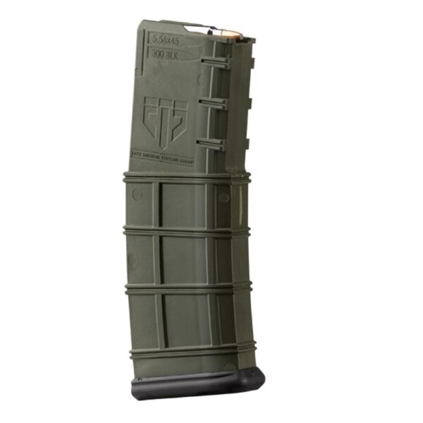 Elite Tactical Systems AR-15 Rifle Magazine OD Green Nylon .223/5.56 BLK 30/rd - Precision Shot Firearms