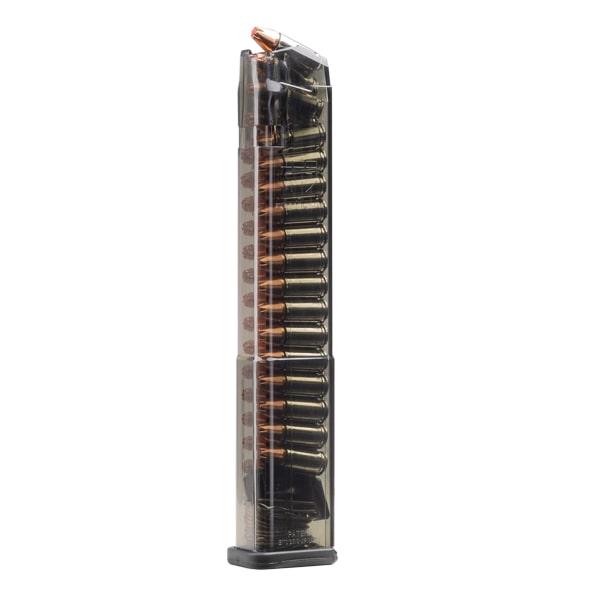 Elite Tactical Systems Carbon Smoke Handgun Magazine for Glock 17 9mm Luger 32/rd - Precision Shot Firearms