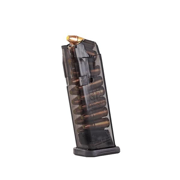 Elite Tactical Systems Carbon Smoke Handgun Magazine for Glock 19 9mm Luger 15/rd - Precision Shot Firearms