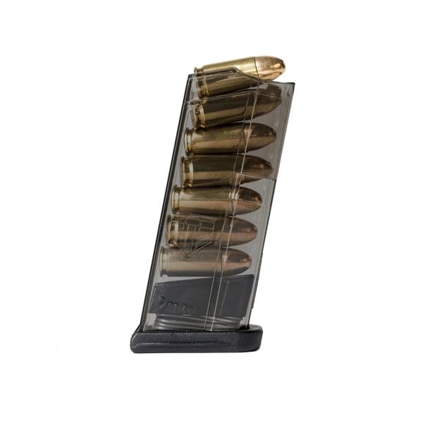 Elite Tactical Systems Smoke Series Glock 43 Handgun Magazine 9mm 7/rd Smoke - Precision Shot Firearms
