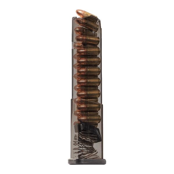 Elite Tactical Systems Carbon Smoke Handgun Magazine for Glock 43x/48 9mm Luger 19/rd - Precision Shot Firearms