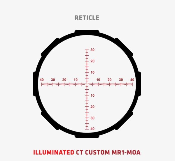 Crimson Trace Hardline Pro Rifle Scope - 4-16x50mm 30mm FFP MR1-MOA Illum - Precision Shot Firearms
