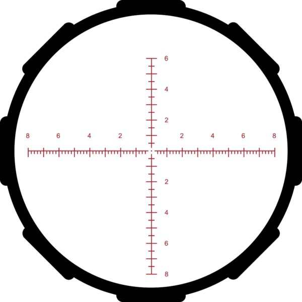 Crimson Trace Hardline Pro Rifle Scope - 6-24x50mm 30mm SFP MR1-MIL Illum - Precision Shot Firearms