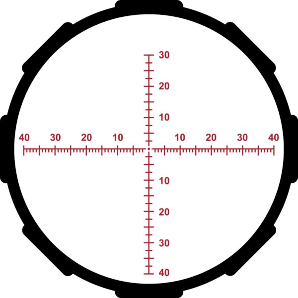 Crimson Trace Hardline Pro Rifle Scope - 6-24x50mm 30mm SFP MR1-MOA Illum - Precision Shot Firearms