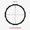 Crimson Trace Hardline Rifle Scope - 3-9x40mm 1" SFP MR1-MOA - Precision Shot Firearms