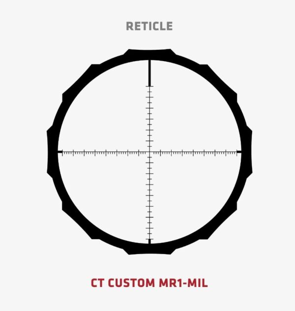 Crimson Trace Hardline Rifle Scope - 3-9x40mm 1" SFP MR1-MOA - Precision Shot Firearms