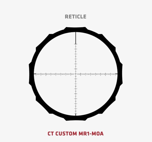 Crimson Trace Hardline Rifle Scope - 3-9x40mm 1" SFP MR1-MOA - Precision Shot Firearms