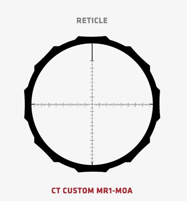 Crimson Trace Hardline Pro Rifle Scope - 3-12x42mm 30mm SFP MR1-MOA - Precision Shot Firearms