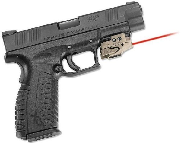 Crimson Trace Rail Master Cerakote Universal Laser Sight - Coyote Tan - Precision Shot Firearms