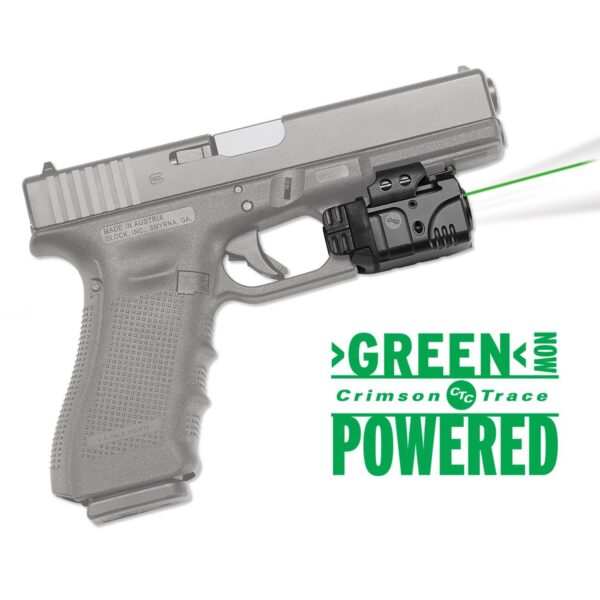 Crimson Trace Rail Master Pro Laser Sight & Tactical Light Combo- Universal Green Laser - Precision Shot Firearms