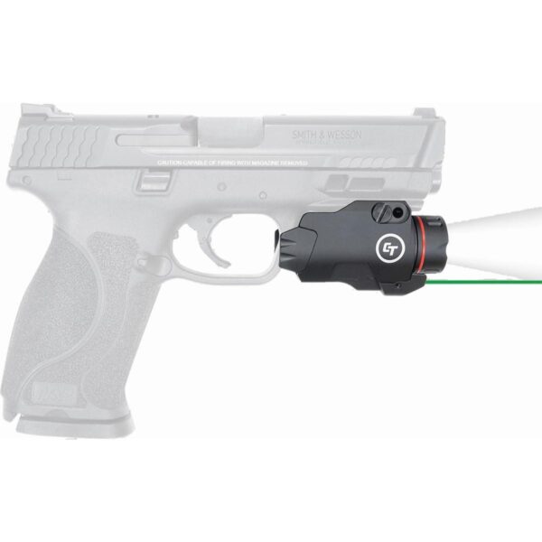 Crimson Trace Universal Rail Master Rail Mount Green Laser Black - Precision Shot Firearms