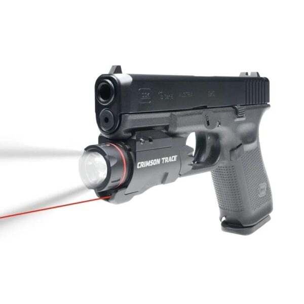 Crimson Trace Universal Rail Master Rail Mount Red Laser Black - Precision Shot Firearms