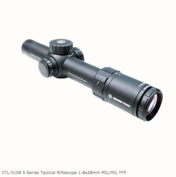 Crimson Trace 5-Series Tactical Riflescope 1-8x28mm MIL/MIL FFP w/SR1-MIL Illum Reticle - Precision Shot Firearms