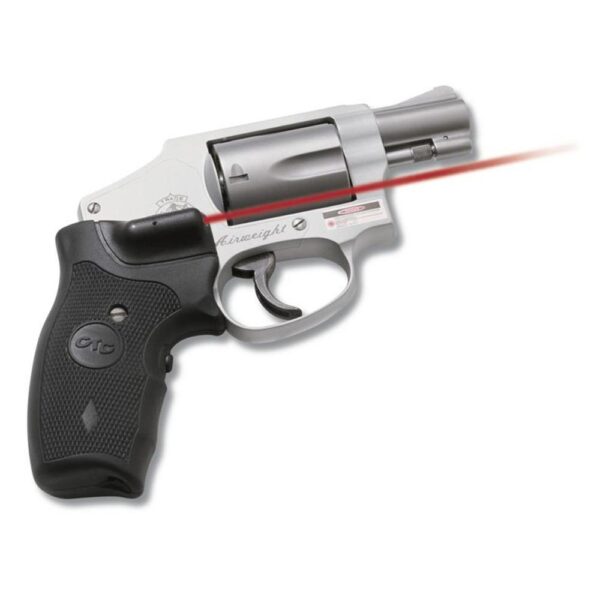Crimson Trace Revolver Lasergrip S&W J-Frame Round Butt Extended Grip - Precision Shot Firearms