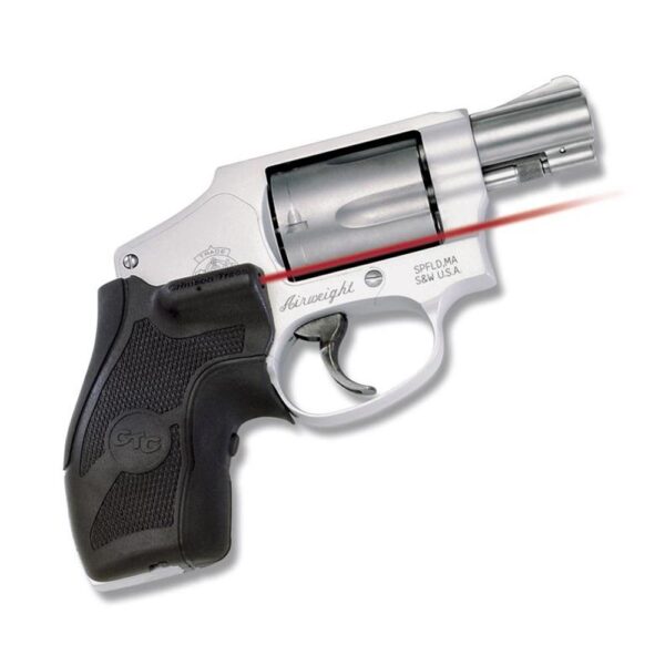 Crimson Trace Revolver Lasergrip S&W J-Frame Round Butt - Precision Shot Firearms