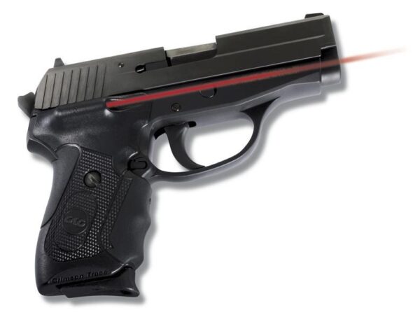 Crimson Trace Semi-Automatic Lasergrip - Sig Sauer P239 Series Lasegrips Side Action Rubber Grip - Precision Shot Firearms