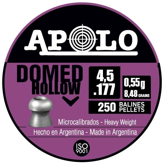 Hatsan Apolo Domed Hollow Air Rifle Pellets 177 Cal 8.48 gr 250/ct - Precision Shot Firearms