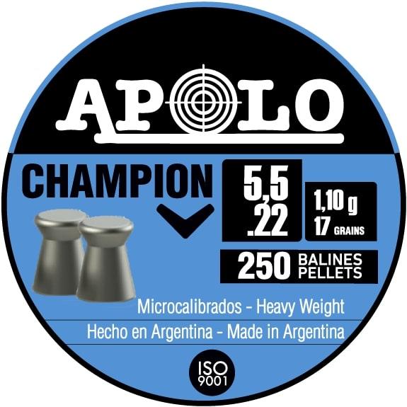 Hatsan Apolo Champion Air Rifle Pellets 22 Cal 17 gr 250/ct - Precision Shot Firearms