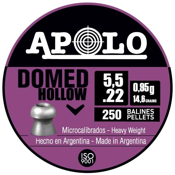 Hatsan Apolo Domed Hollow Air Rifle Pellets 22 Cal 14.6 gr 250/ct - Precision Shot Firearms