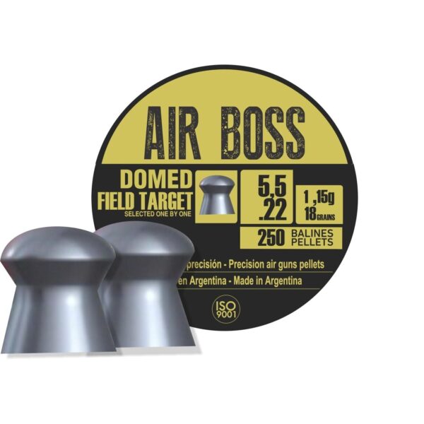 Hatsan Apolo Air Boss Domed Field Target Air Rifle Pellets .22 Cal 18 gr 250/ct - Precision Shot Firearms