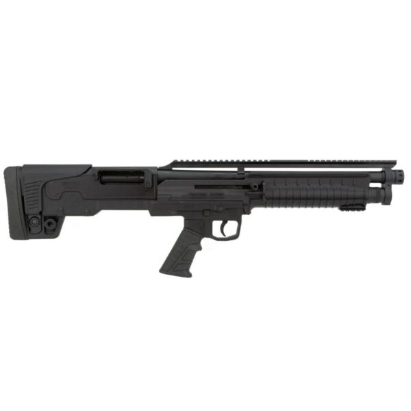 Escort BullTac Auto Shotgun 12ga 3" Chamber 5rd Magazine 18'' Barrel Full Length Pic Rail & Pop Up Sights Black - Precision Shot Firearms