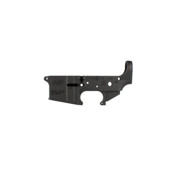 APF Armory AR15 Billet Lower Mil Spec Superior Anodized - Black - Precision Shot Firearms