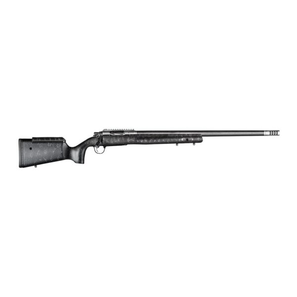 Christensen Arms ELR Rifle 6.5 Creedmoor 4rd Capacity 26" Stainless/Carbon Fiber Barrel Black/Gray Webbing Stock - Precision Shot Firearms