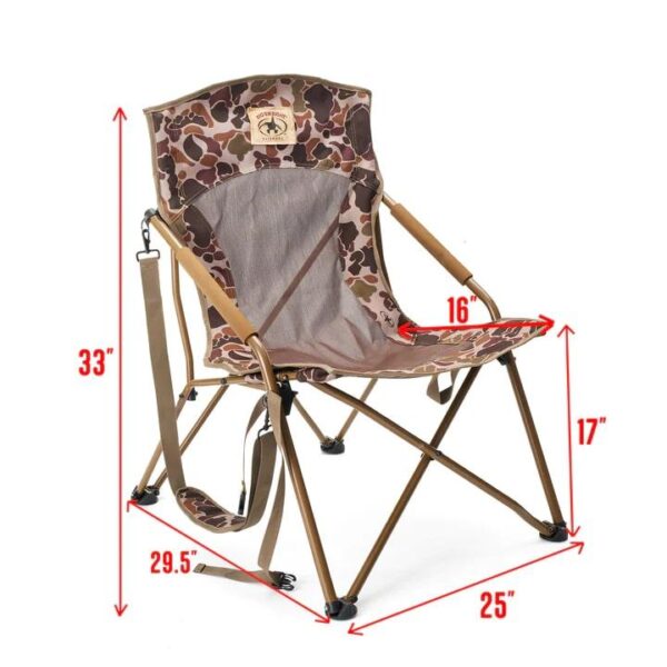 Rig 'Em Right Camphunter Chair Classic Brown Camo - Precision Shot Firearms
