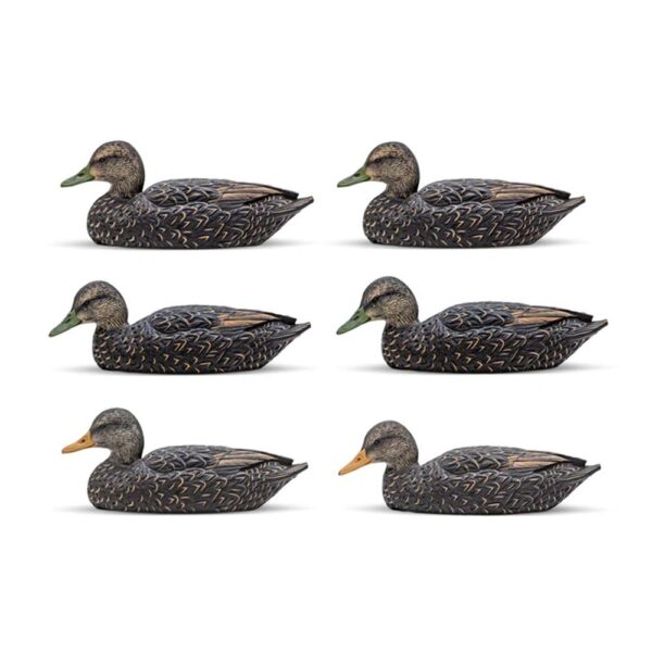 Rig 'Em Right Mainline Series Black Duck Decoy 6/ct - Precision Shot Firearms