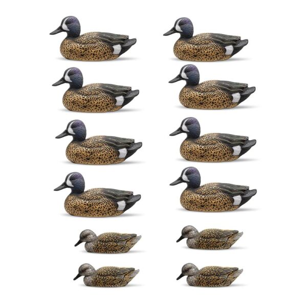 Rig Em Right Mainline Series Blue-Winged Teal Duck Decoy 12/ct - Precision Shot Firearms