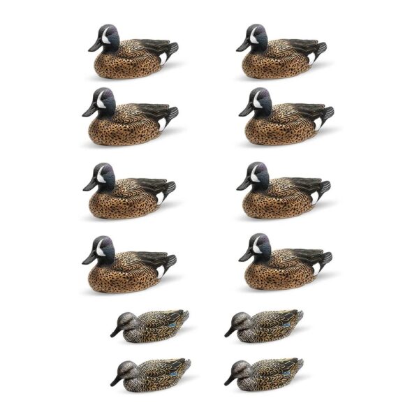 Rig Em Right Mainline Series Blue-Winged Teal Duck Decoy 12/ct - Precision Shot Firearms